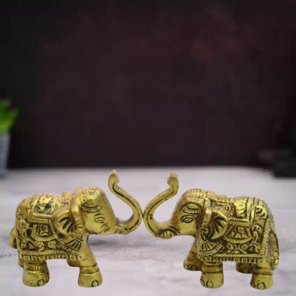 Elephants Idol (465 gms) - Image 2