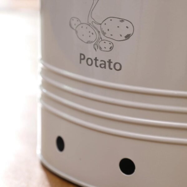 Canny potato storage barrel with wooden lid - Image 3