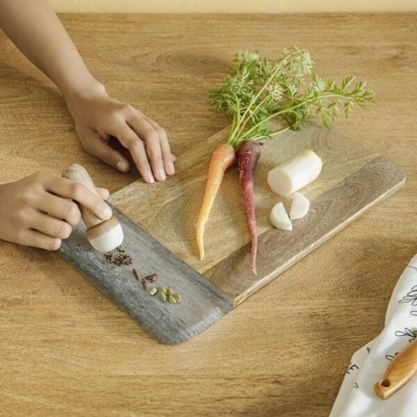 Chop & Crush Cutting Board with Pestle