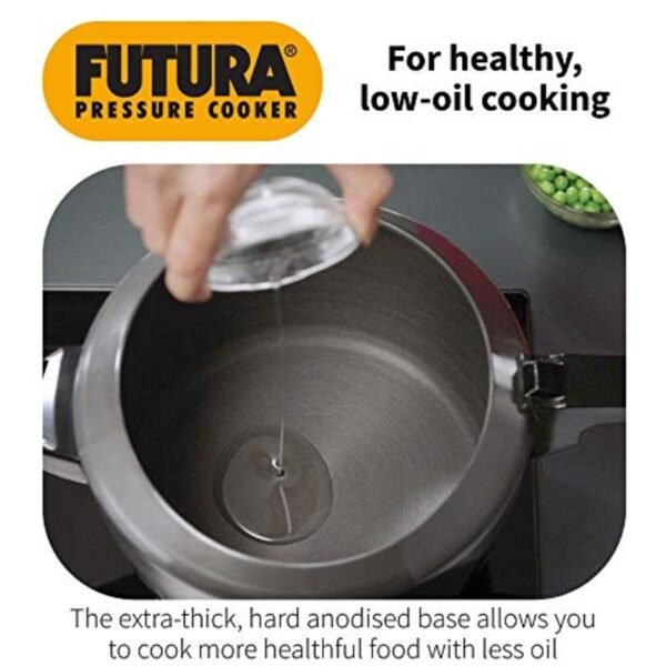 FUTURA PRESSURE COOKER, 2 Liter, GRAY - Image 3