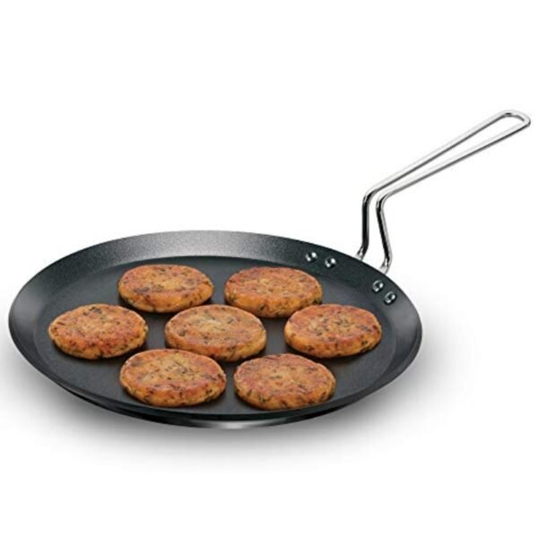Hawkins IQFT30/INFT30 Tava, Dosa, Griddle, 12 Inch, Black