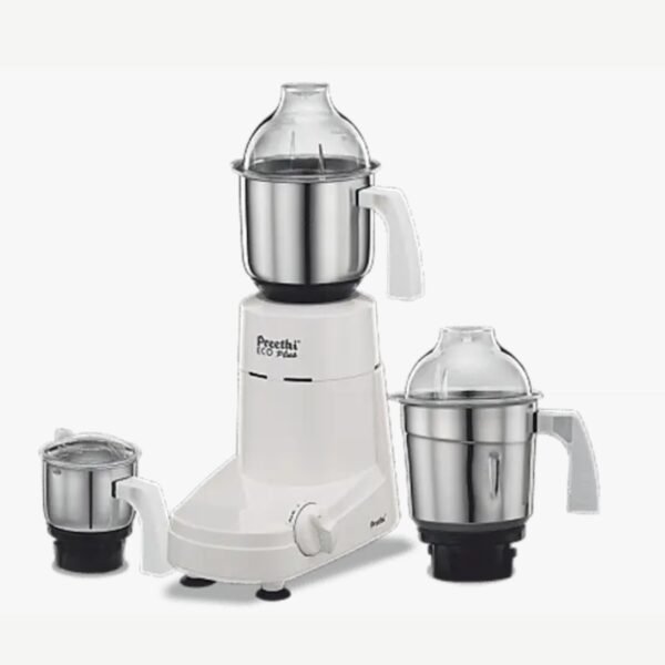 Preethi Eco Plus Mixer Grinder 110V with 3 Jars (Only for US & Canada)