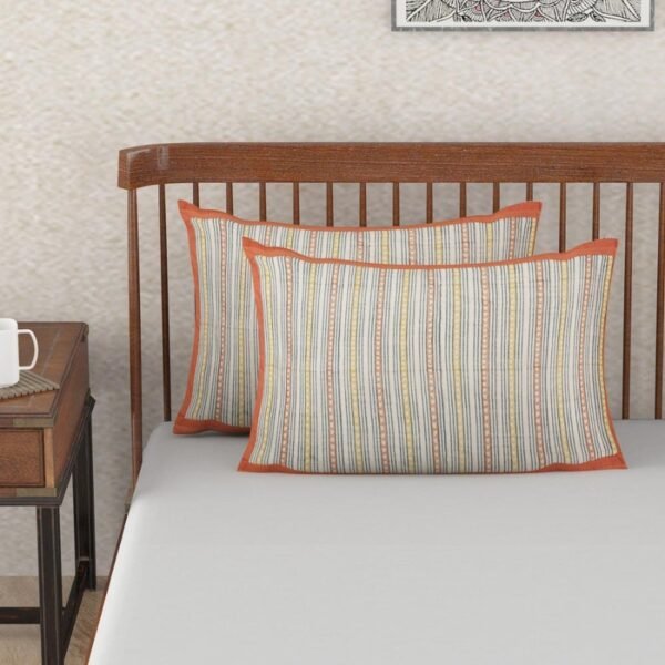 Avni Cotton Printed Pillow Case Set of 2 - Image 3