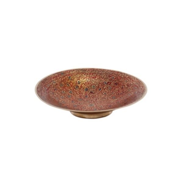 Brass Bowl(Embossed) (9.5x2.5 inch)