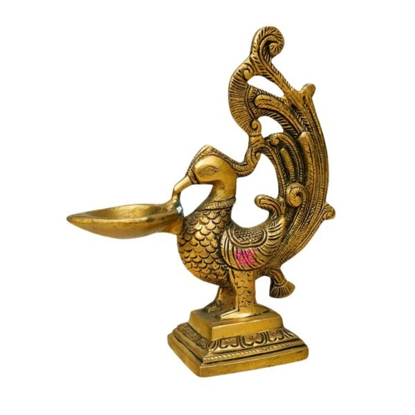 Brass Diya, Diya Traditional Oil Lamp Diya Peacock Design Diya Deepak Oil Lamp, Gift item