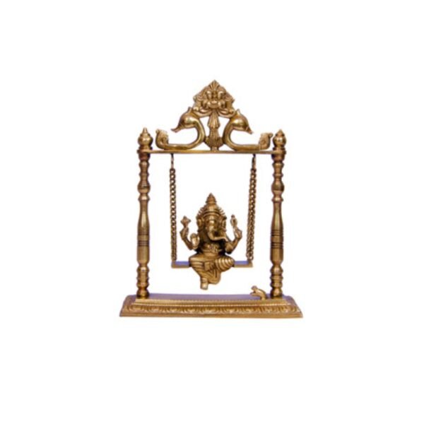 Bronze Jula Ganesha (9x7 inch)