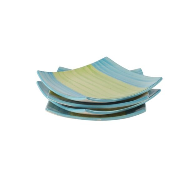 Ceramic Serving Plates Cum Platters - Set Of 4 - Image 2