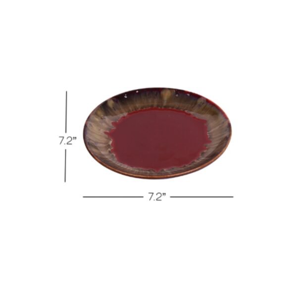 Designer Ceramic Dessert Plates Set of Two - Image 2