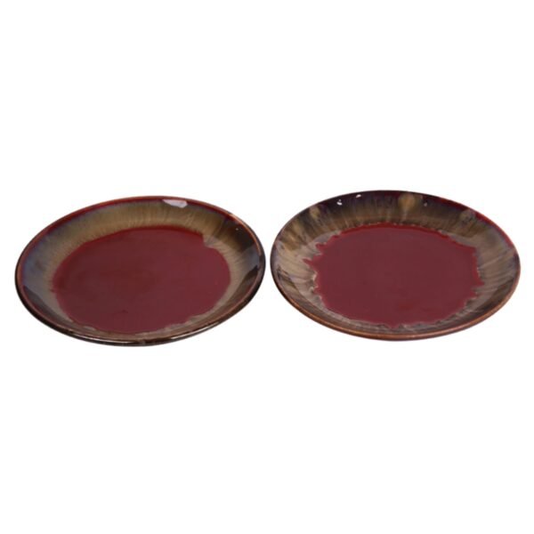 Designer Ceramic Dessert Plates Set of Two