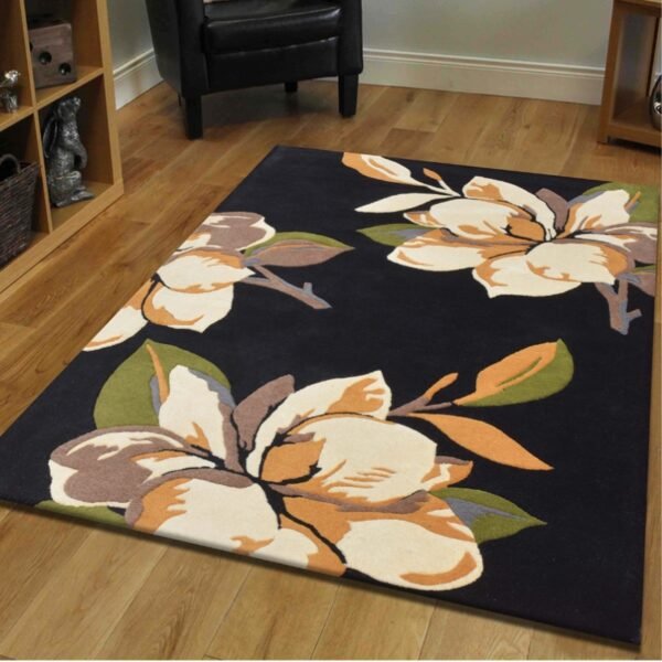 Floral Hand Tufted Carpet - 3 X 5 Feet Wool Carpet For Living Room - Image 2
