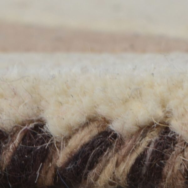 Hand Tufted Abstract Pattern Wool Carpet - Image 3