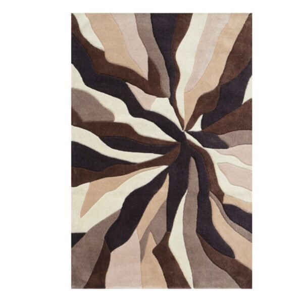Hand Tufted Abstract Pattern Wool Carpet