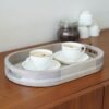 Ira Traditional Designer Hand Painted Wooden Serving Tray - Image 2