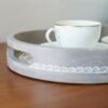 Ira Traditional Designer Hand Painted Wooden Serving Tray - Image 4