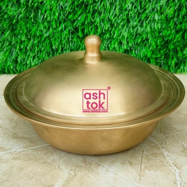 Kansa Serving Dish, Bronze Dish, Bronze Serveware (Product Barcode: 62860)