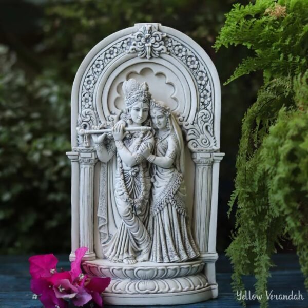 Marble Dust Sculpture - Radha Krishna