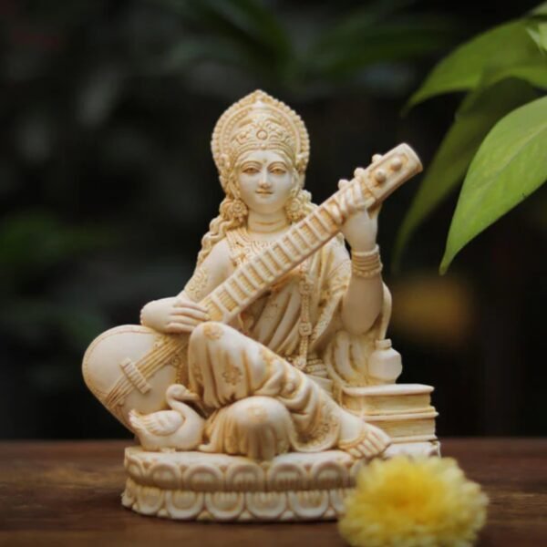Marble Dust Sculpture - Saraswati
