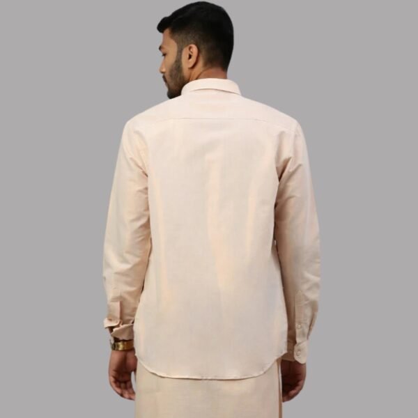 Men Copper Tissue Shirt Sankalpam - Image 3