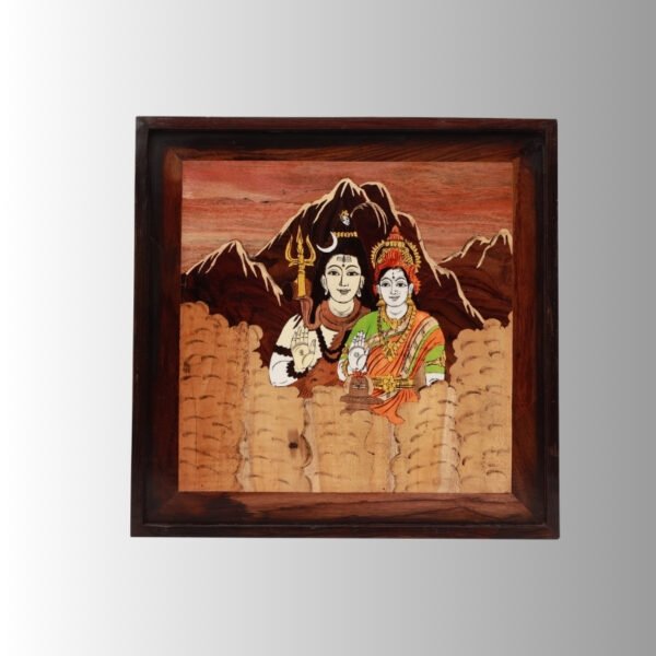 Rosewood Penel Shiva Parvathi Design