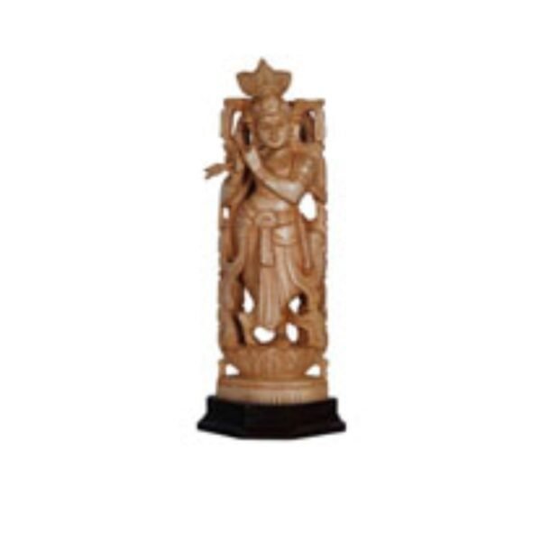 Shivaniwood Standing Krishna (12 inch)