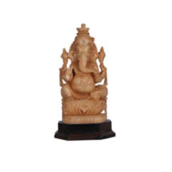 Shivaniwoodsitting Ganesha (10 inch)