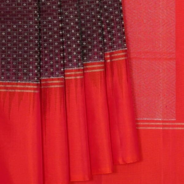 Manipur Silk Deep Wine Saree