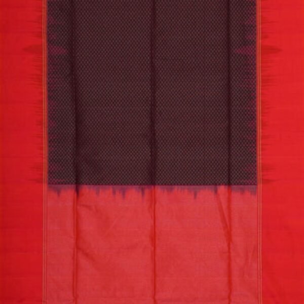 Manipur Silk Deep Wine Saree - Image 3