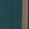 Banarasi Georgette Teal Blue Saree - Image 3