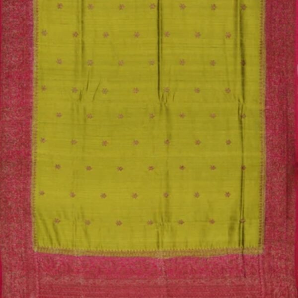 Dupion Silk Handloom Banarasi Saree - Image 3