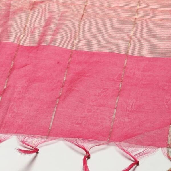 Fuschia Cotton Straight Kurta Pant Suit Set - Image 2