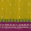 Gadwal Silk Vibrant Green Saree - Image 2