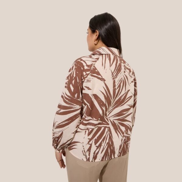 Gia Beige Diamante Embellished Shirt - Image 3