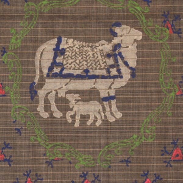 Hand block printed cotton saree - Image 3