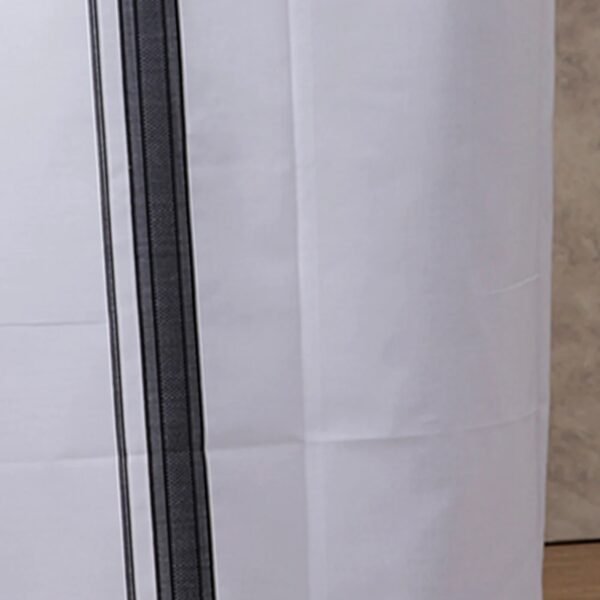 Men Black Matching Border Dhoti & Full Sleeves Shirt Set Evolution IC10 - Image 3