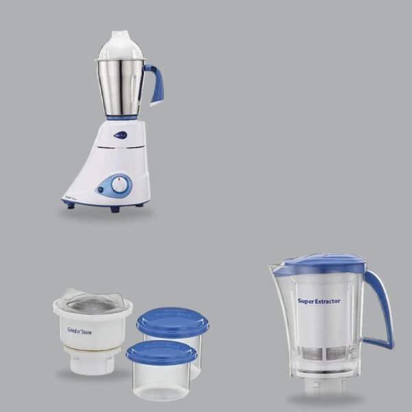 Preethi Blue Leaf Platinum Mixer Grinder 110V with 5 Jars (Only for US & Canada) - Image 2