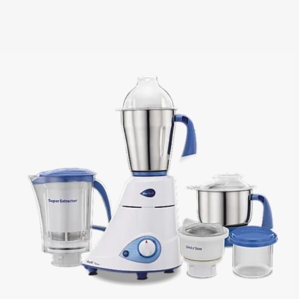Preethi Blue Leaf Platinum Mixer Grinder 750 Watt Motor with 5 Jars
