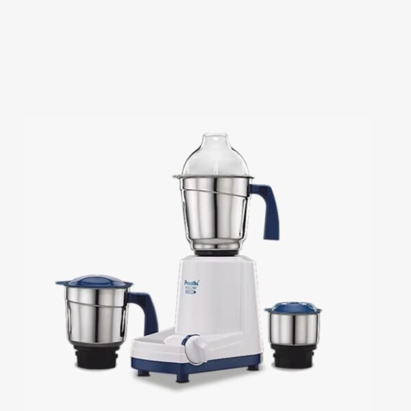 Preethi Eco Chef Neo Mixer Grinder 500 Watt with 3 Jars (Violet/White)