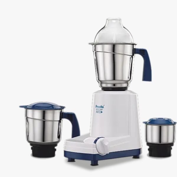 Preethi Eco Chef Neo Mixer Grinder 500 Watt with 3 Jars (Violet/White)