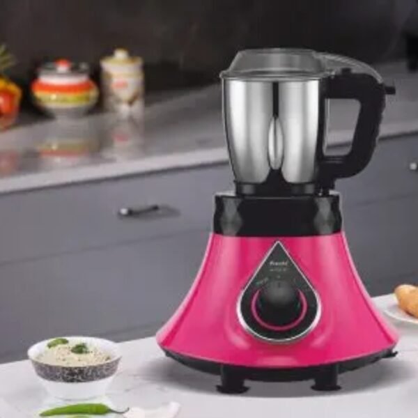 Preethi Mystic Mixer Grinder 750 Watt with 3 Jars (Pink) - Image 3