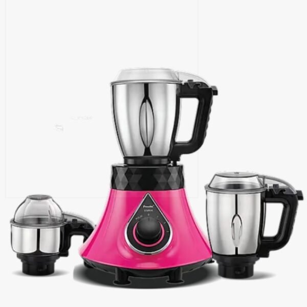 Preethi Mystic Mixer Grinder 750 Watt with 3 Jars (Pink)