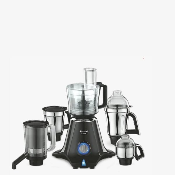 Preethi Zodiac Black Mixer Grinder 750 Watt, 5 Jars , 5 Yr Motor Warranty