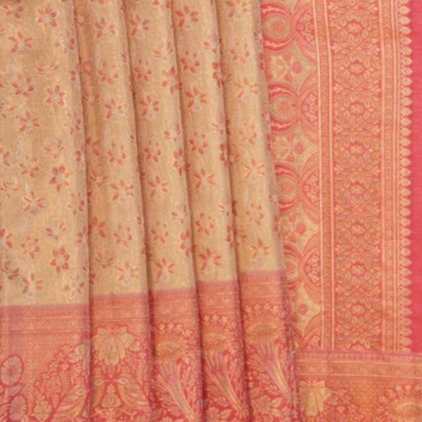 Rangkat Brocade Kanchipattu Gold Saree