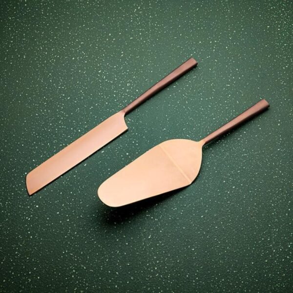 Enigma Rose Gold Cake Set of Two - Image 2