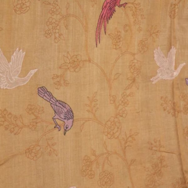 Tussar Silk Embroidery Saree - Image 2