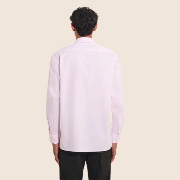 WES Formals Light Pink Relaxed-Fit Cotton Shirt - Image 4
