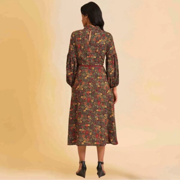 Bright Multi-Coloured Floral Print Dress - Image 2