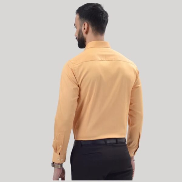 Fawn Solid Slim Fit Formal Shirt - Image 2