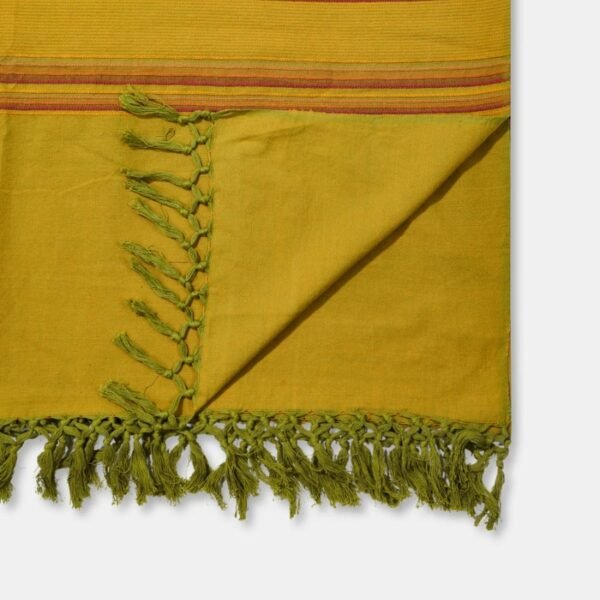 Green Cotton Bed Cover - Image 4