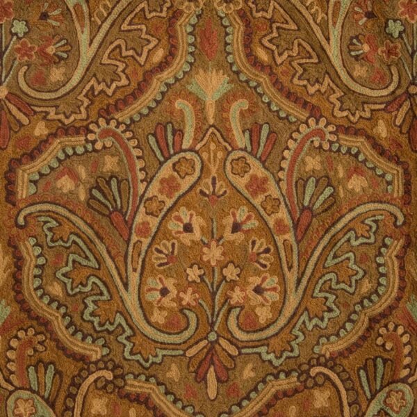 Multi Wool Woven Chain Stitch Dhurrie - Image 3