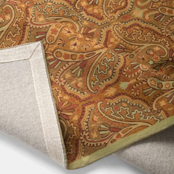 Multi Wool Woven Chain Stitch Dhurrie - Image 4